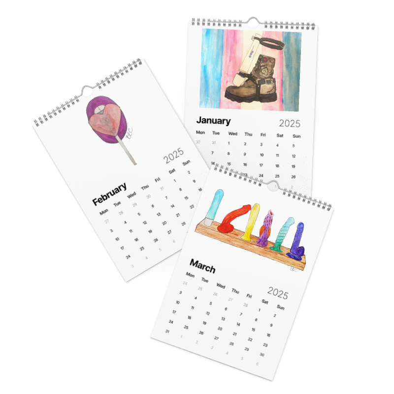 BOUND- a NSFW Queer Kinky Wall calendar (2025)