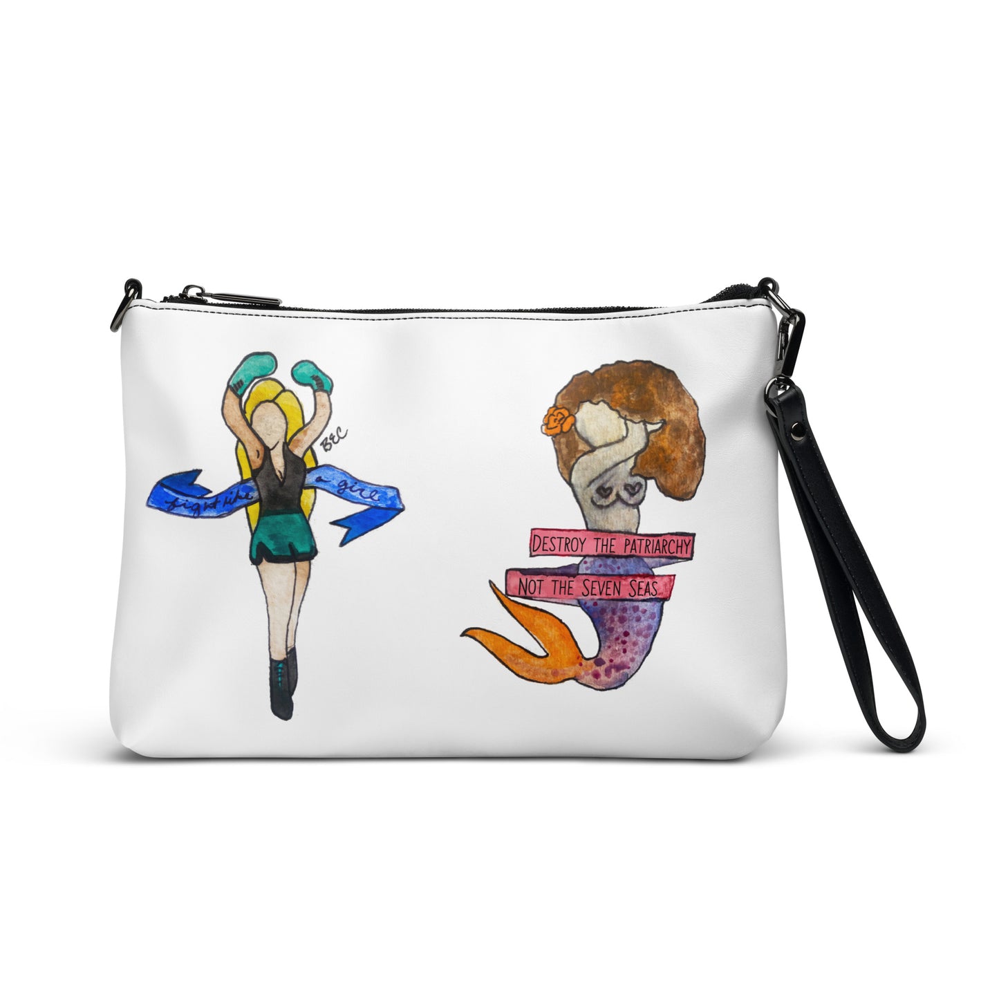 Feminist Pin Up Crossbody bag