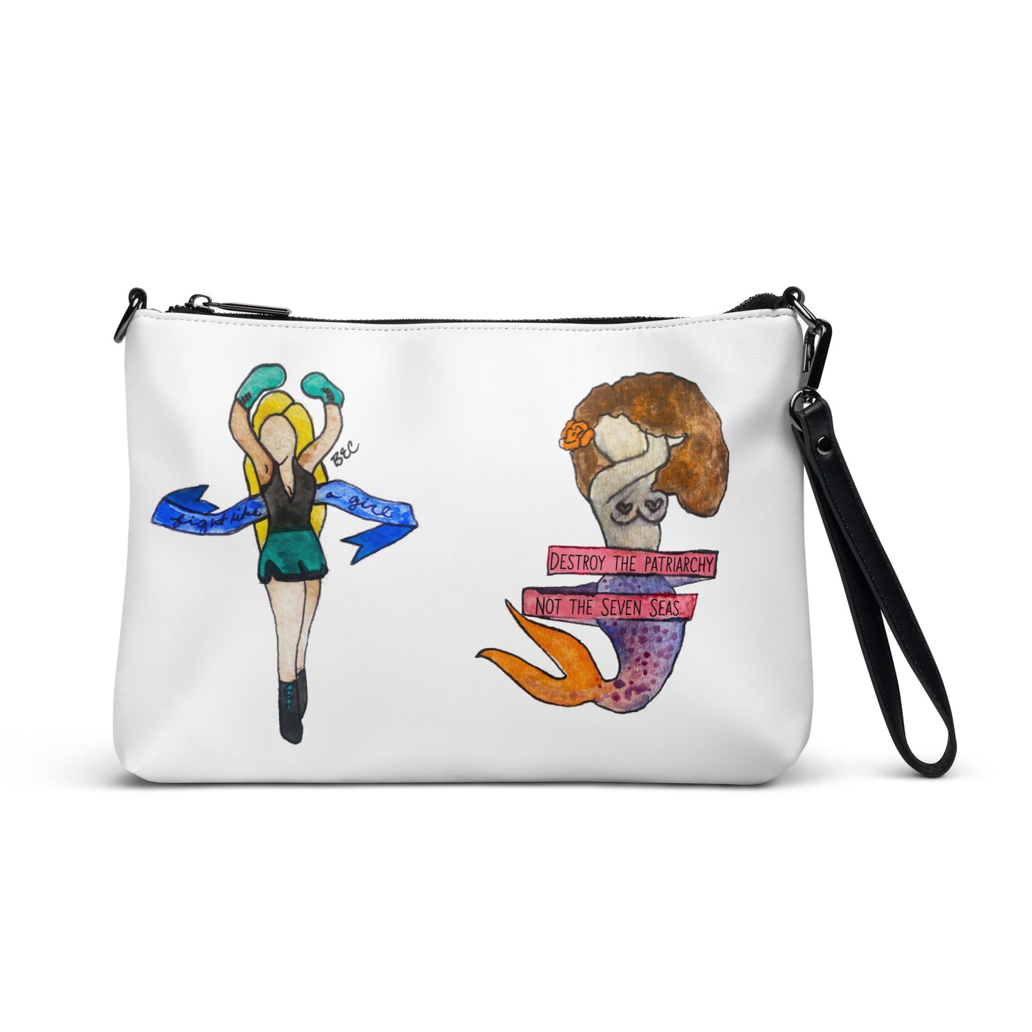 Feminist Pin Up Crossbody bag