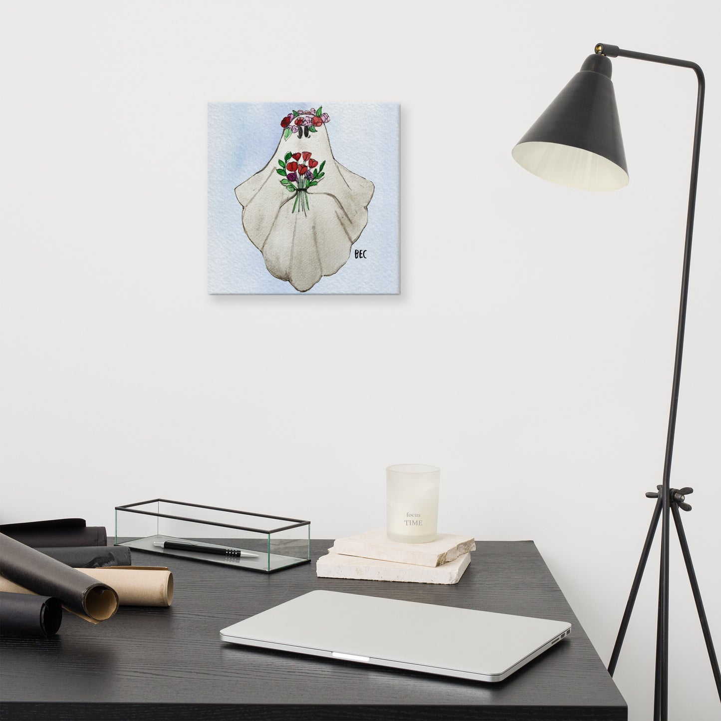 Spooky Ghost Canvas