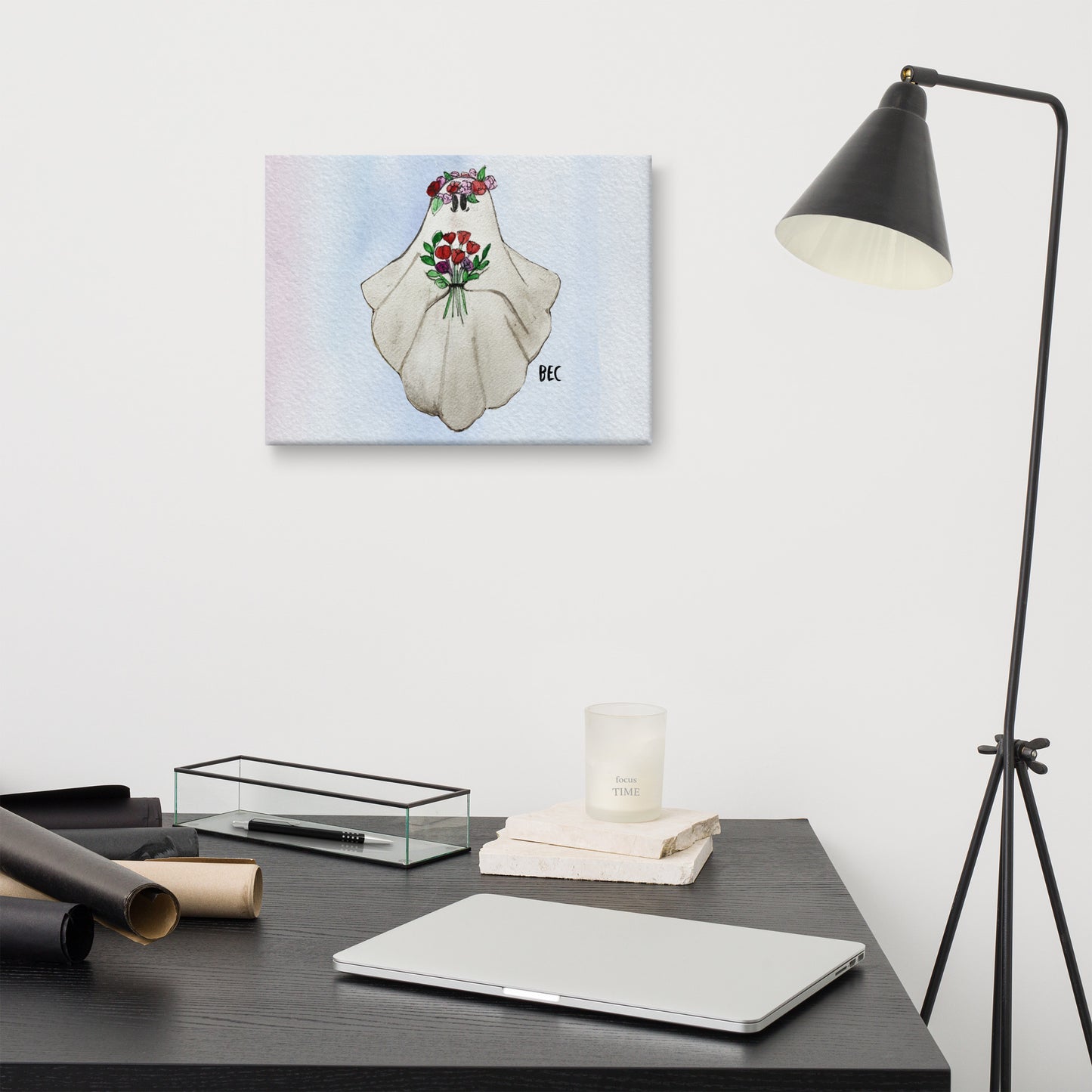 Spooky Ghost Canvas