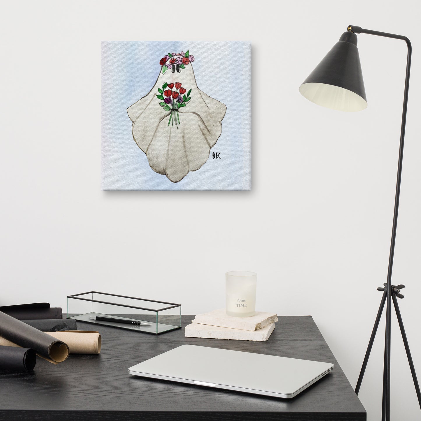 Spooky Ghost Canvas