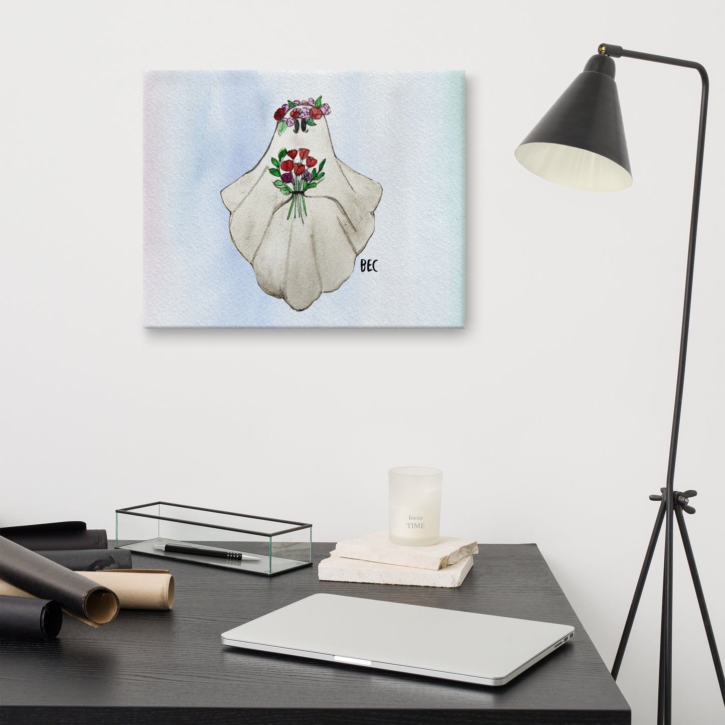 Spooky Ghost Canvas