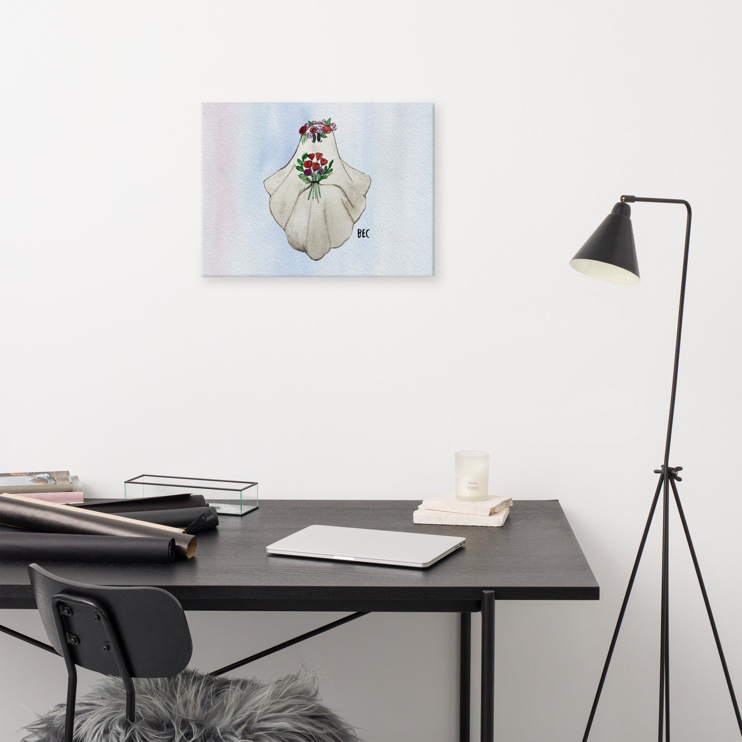 Spooky Ghost Canvas