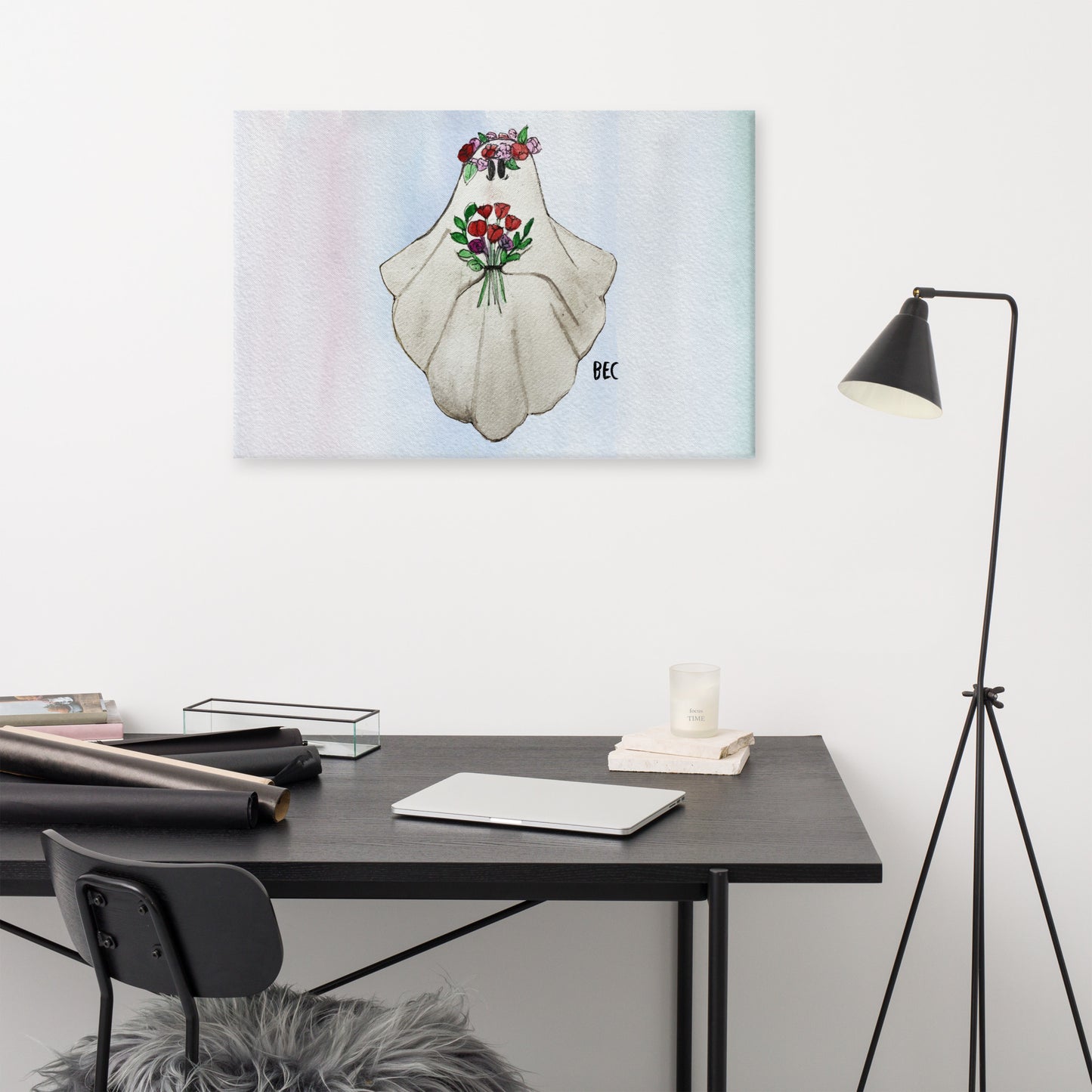 Spooky Ghost Canvas
