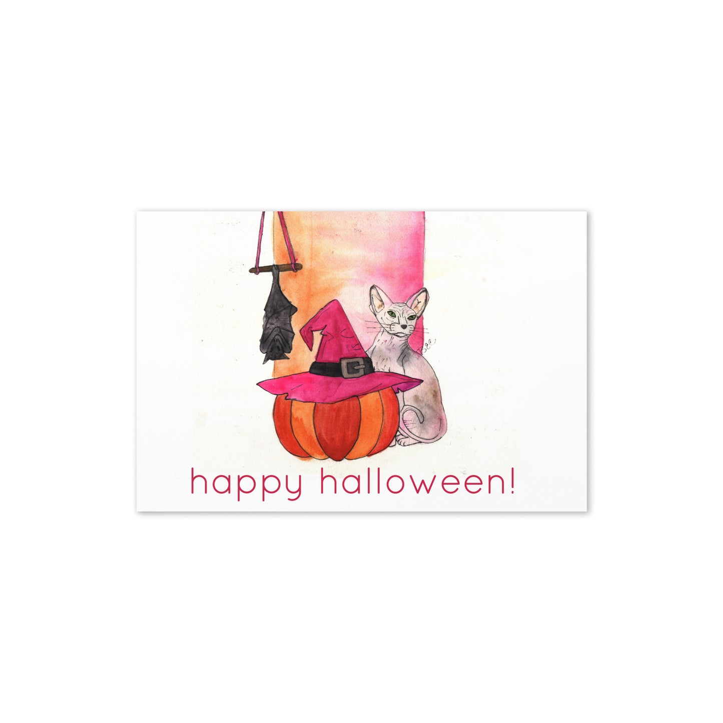 Haunted Halloween Greeting card