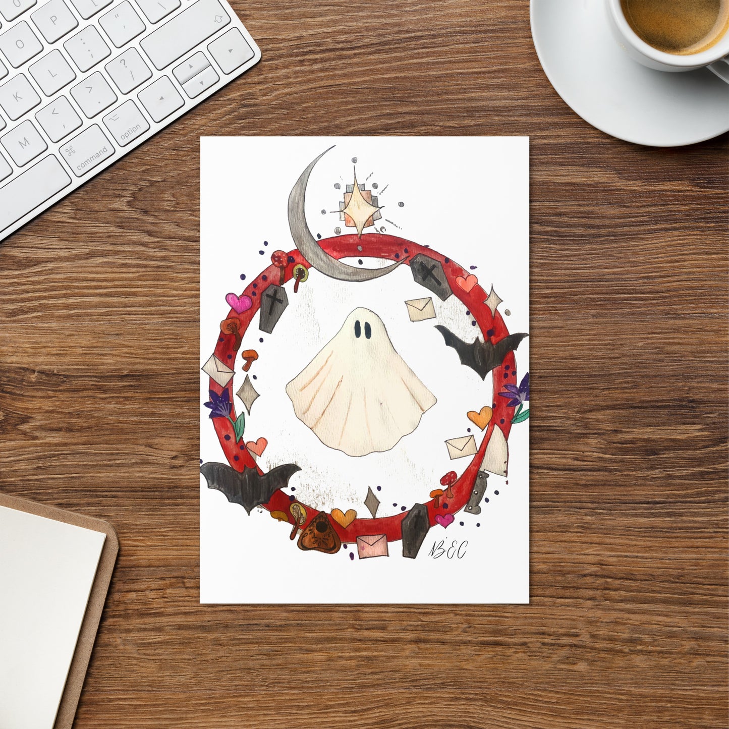 Ghost Greeting card
