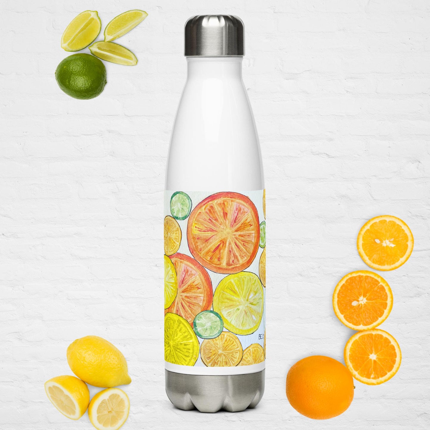 Citrusy Stainless steel water bottle