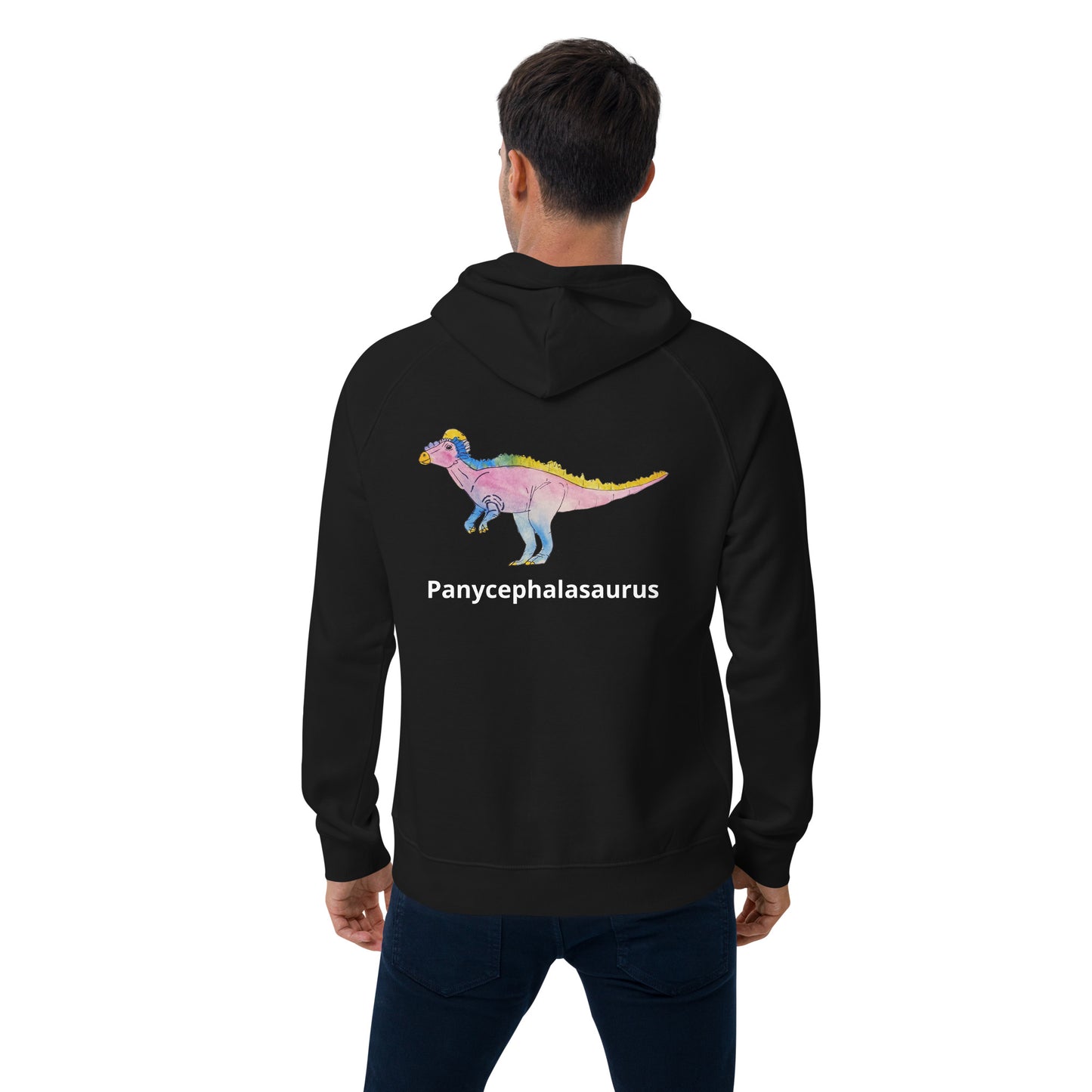 Panycephalasaurus Unisex eco raglan hoodie