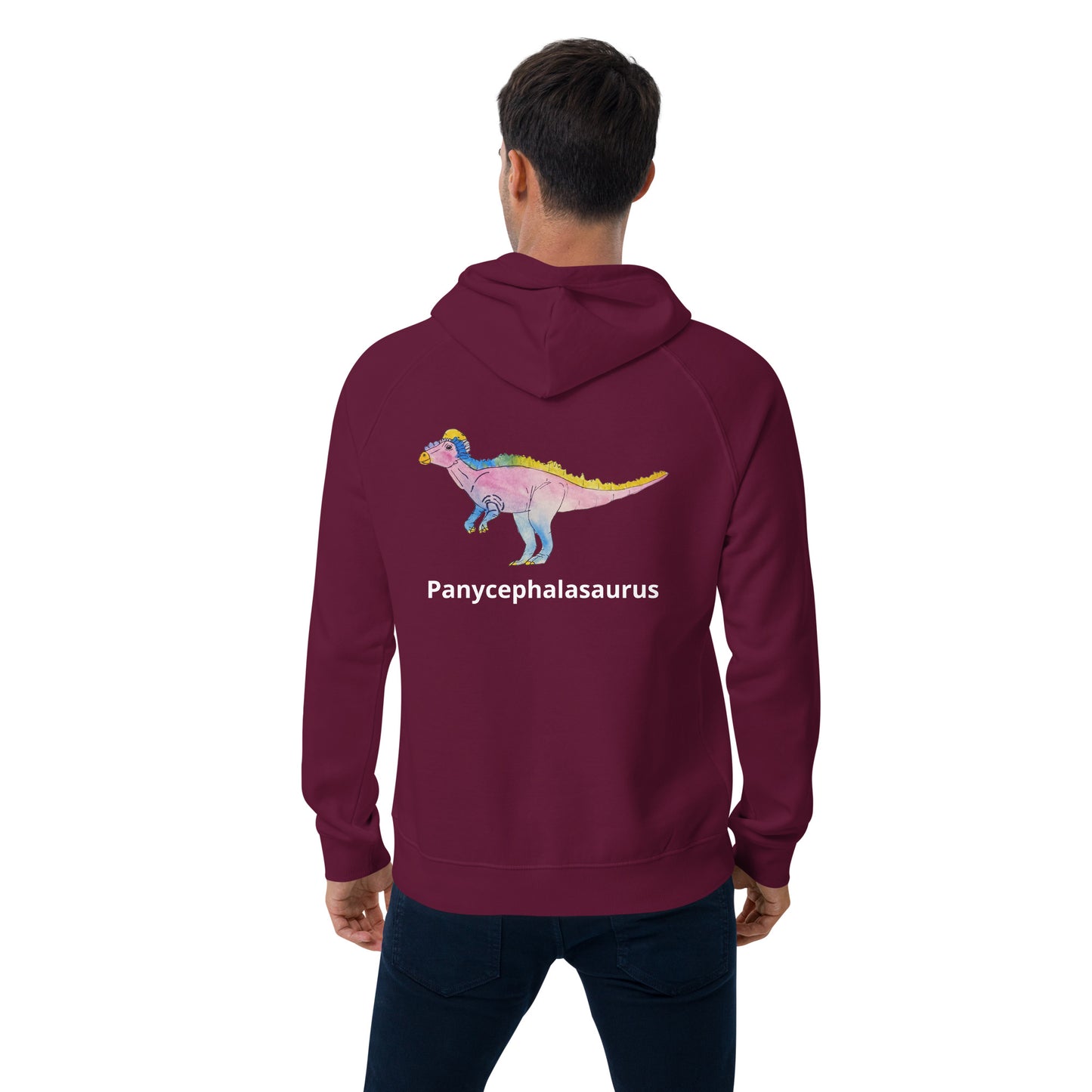 Panycephalasaurus Unisex eco raglan hoodie