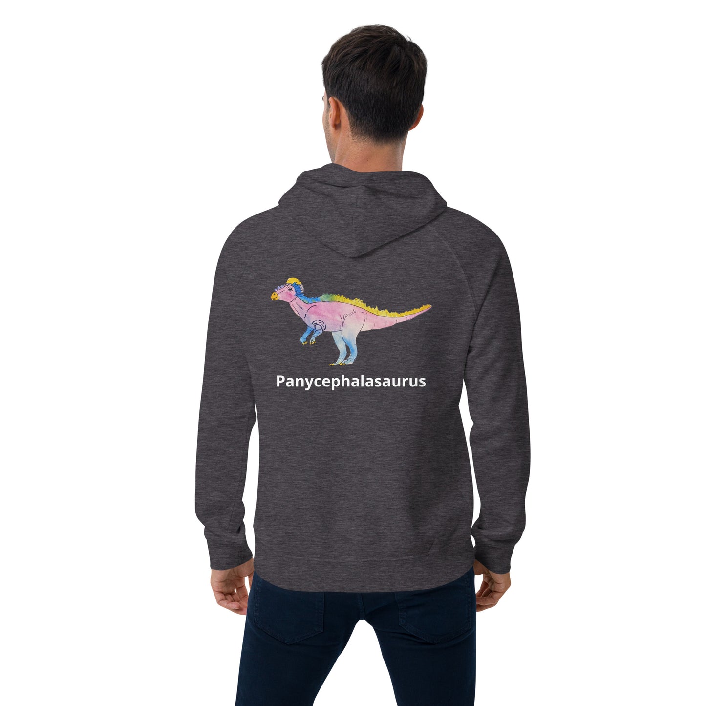 Panycephalasaurus Unisex eco raglan hoodie
