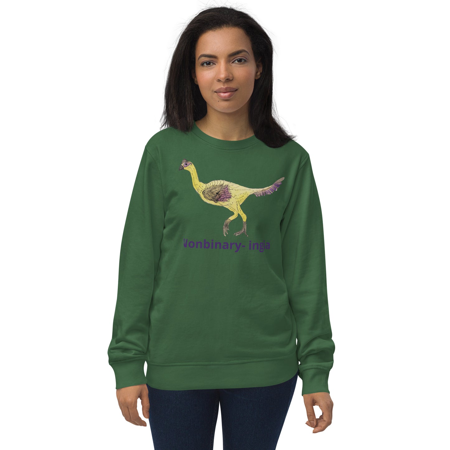 Non-Binary-ingia Unisex organic sweatshirt