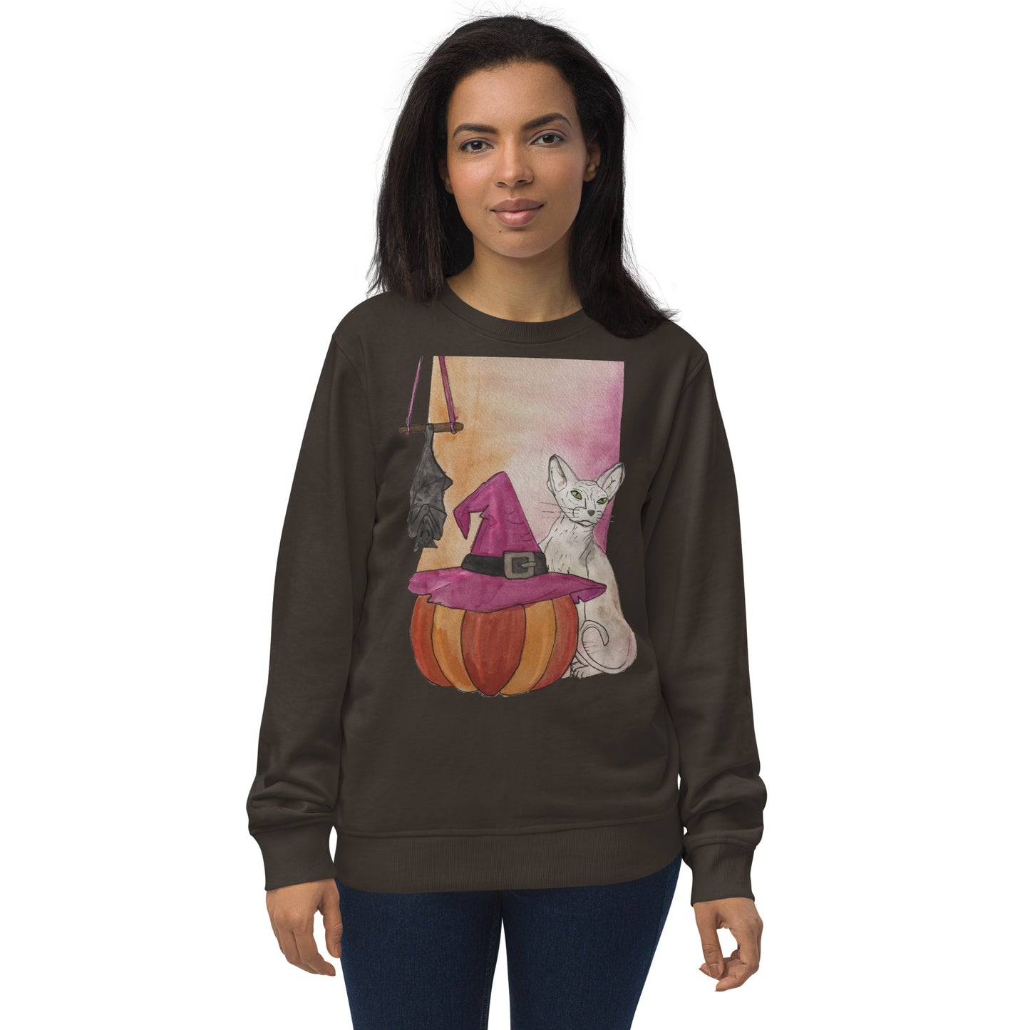 Unisex Organic Halloween Witchy sweatshirt