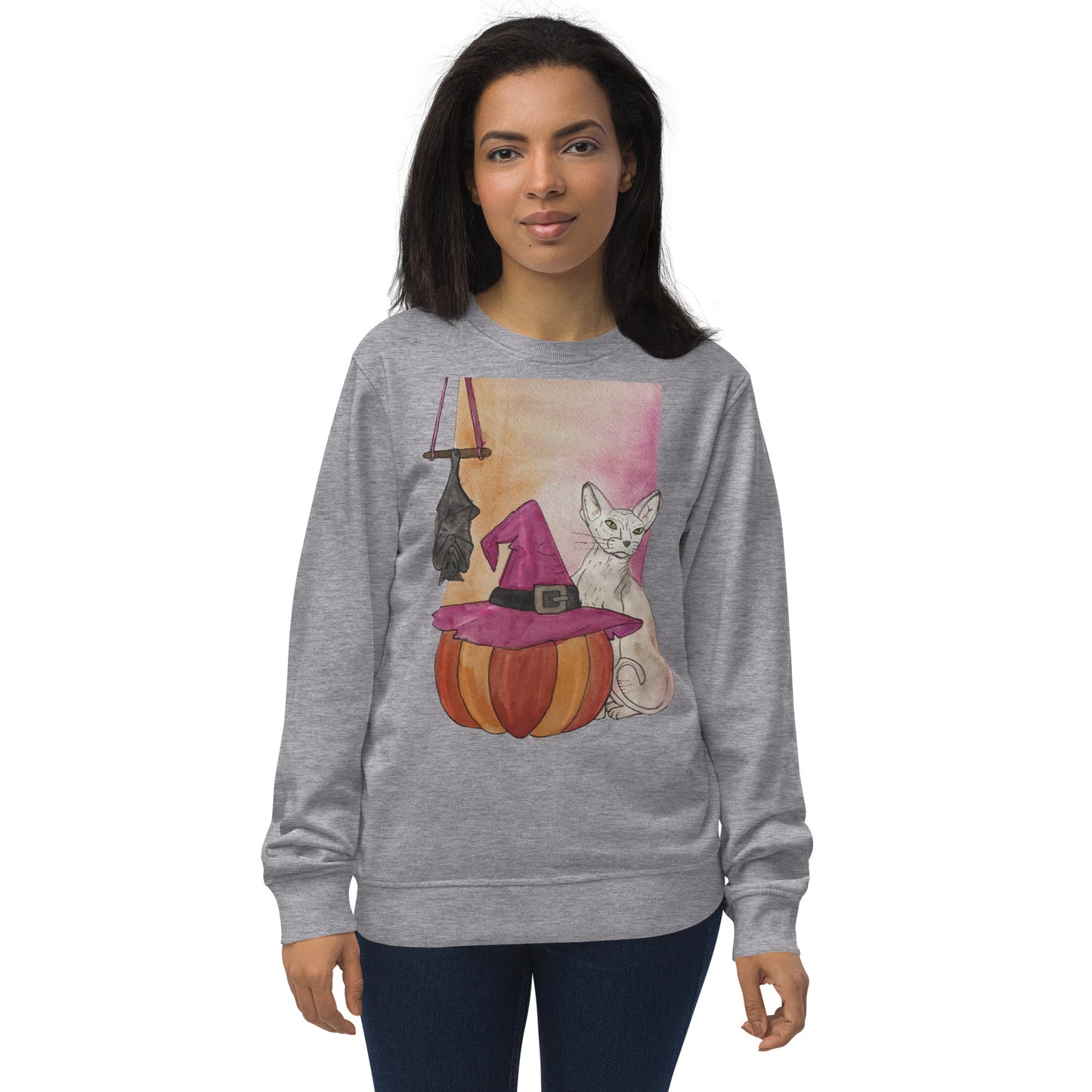 Unisex Organic Halloween Witchy sweatshirt
