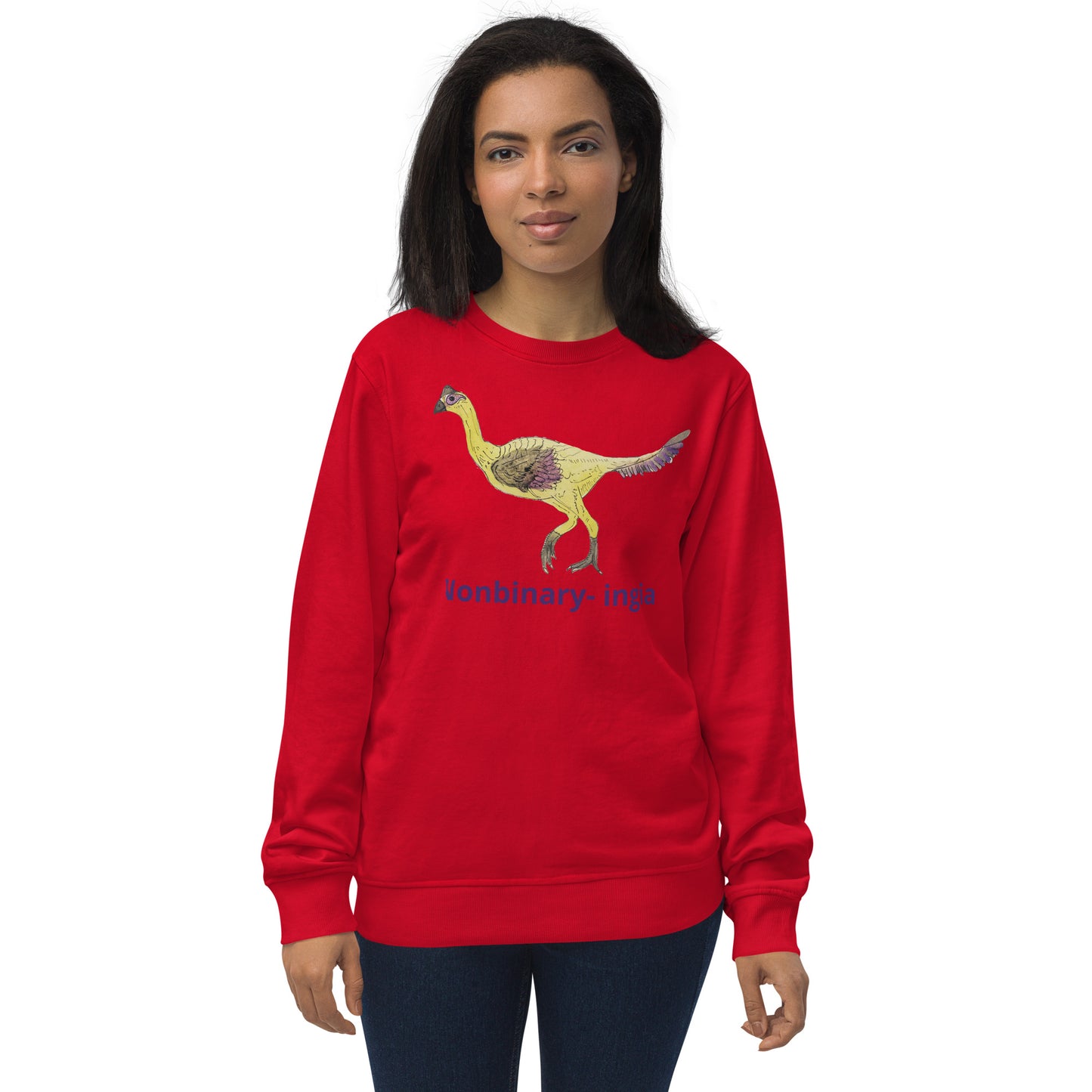 Non-Binary-ingia Unisex organic sweatshirt