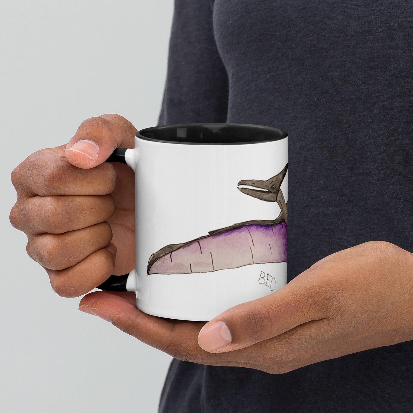 Demirodactyl Mug with Color Inside