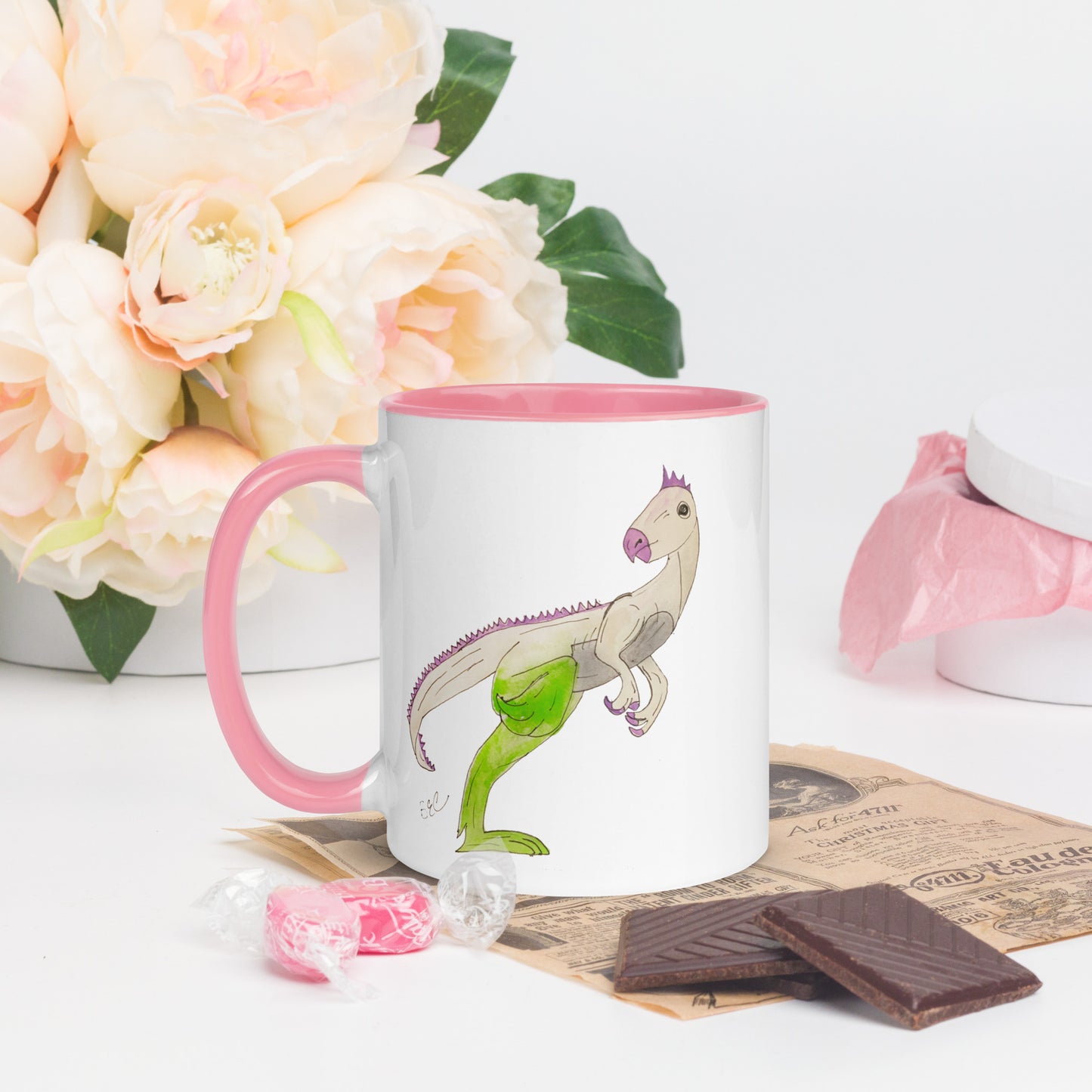 Queerassaurus Mug with Color Inside