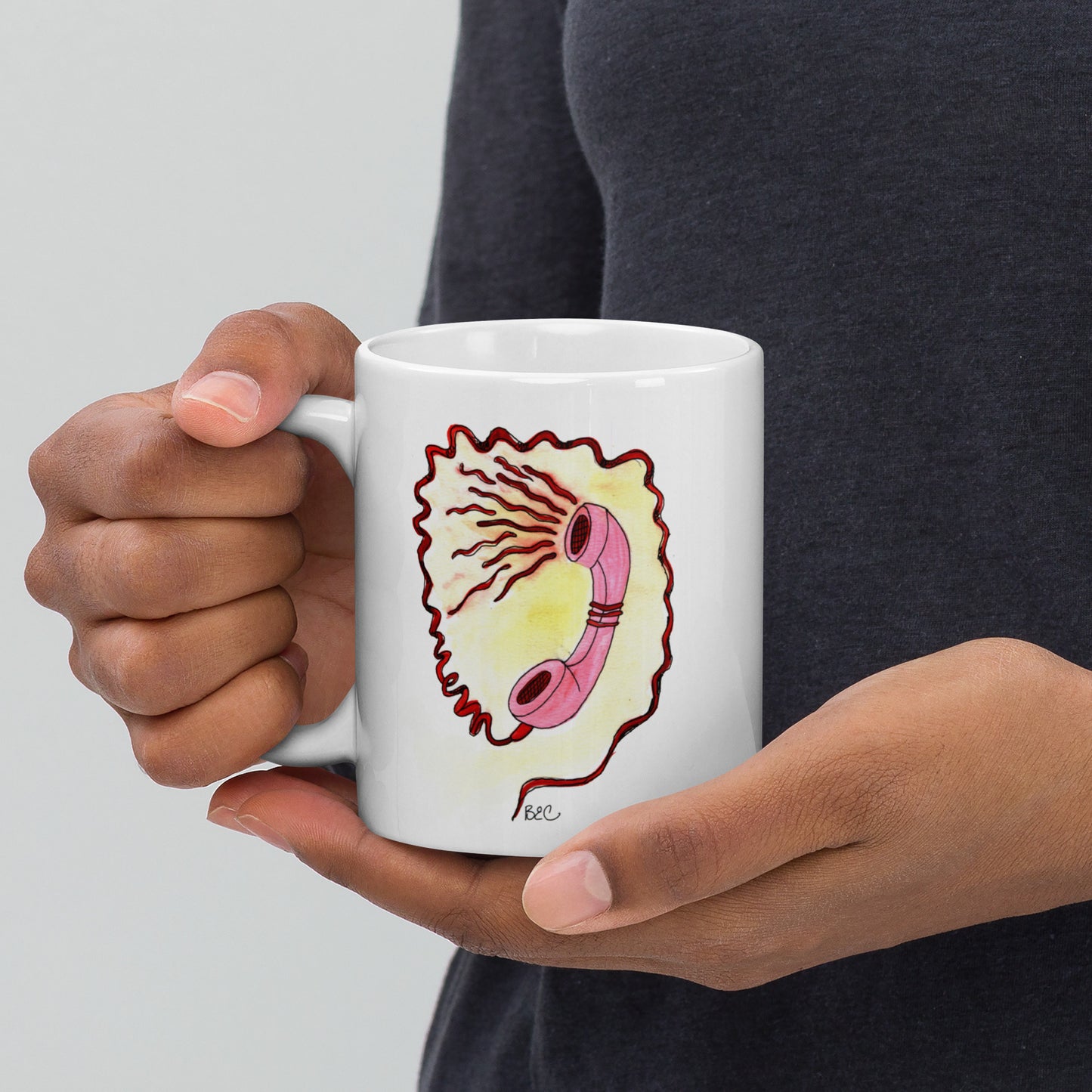 Call Me Maybe White glossy mug