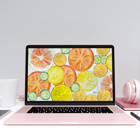 Citrus Computer Background
