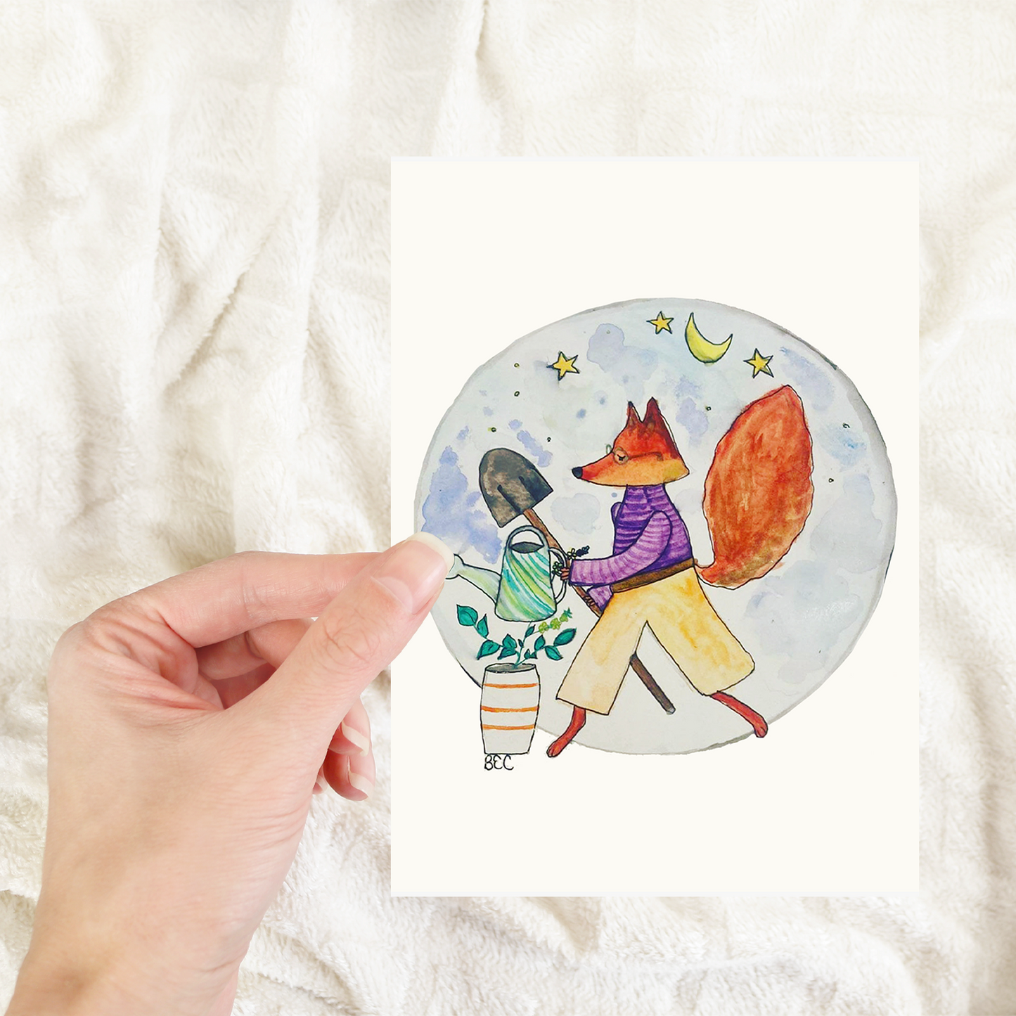 Garden Fox Print
