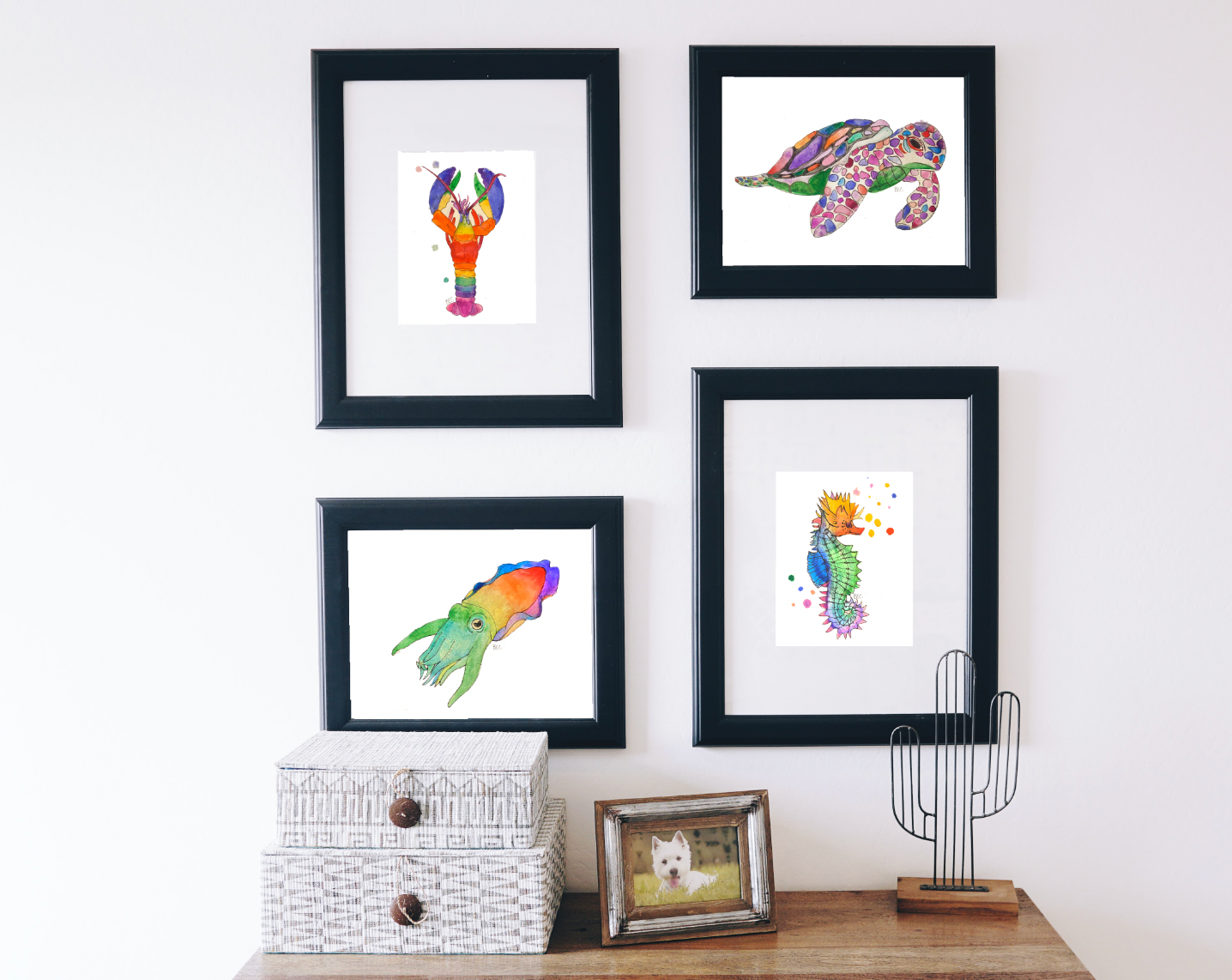 Original Art: Rainbow Shrimp