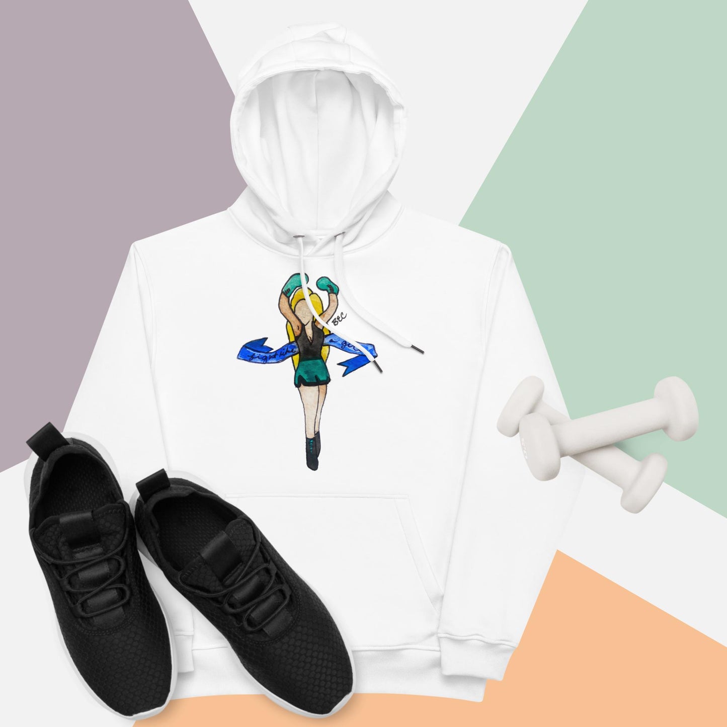 PinUp Girl: Fight Like a Girl - Premium Eco Hoodie