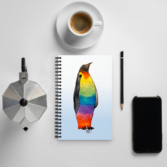 Penguin Spiral notebook