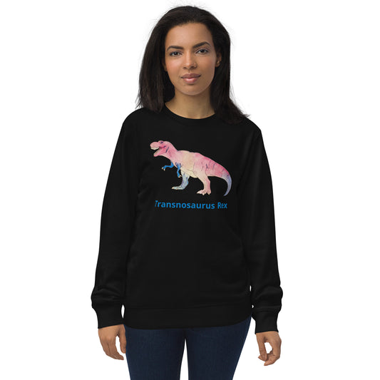Transnosaurus Rex Unisex organic sweatshirt