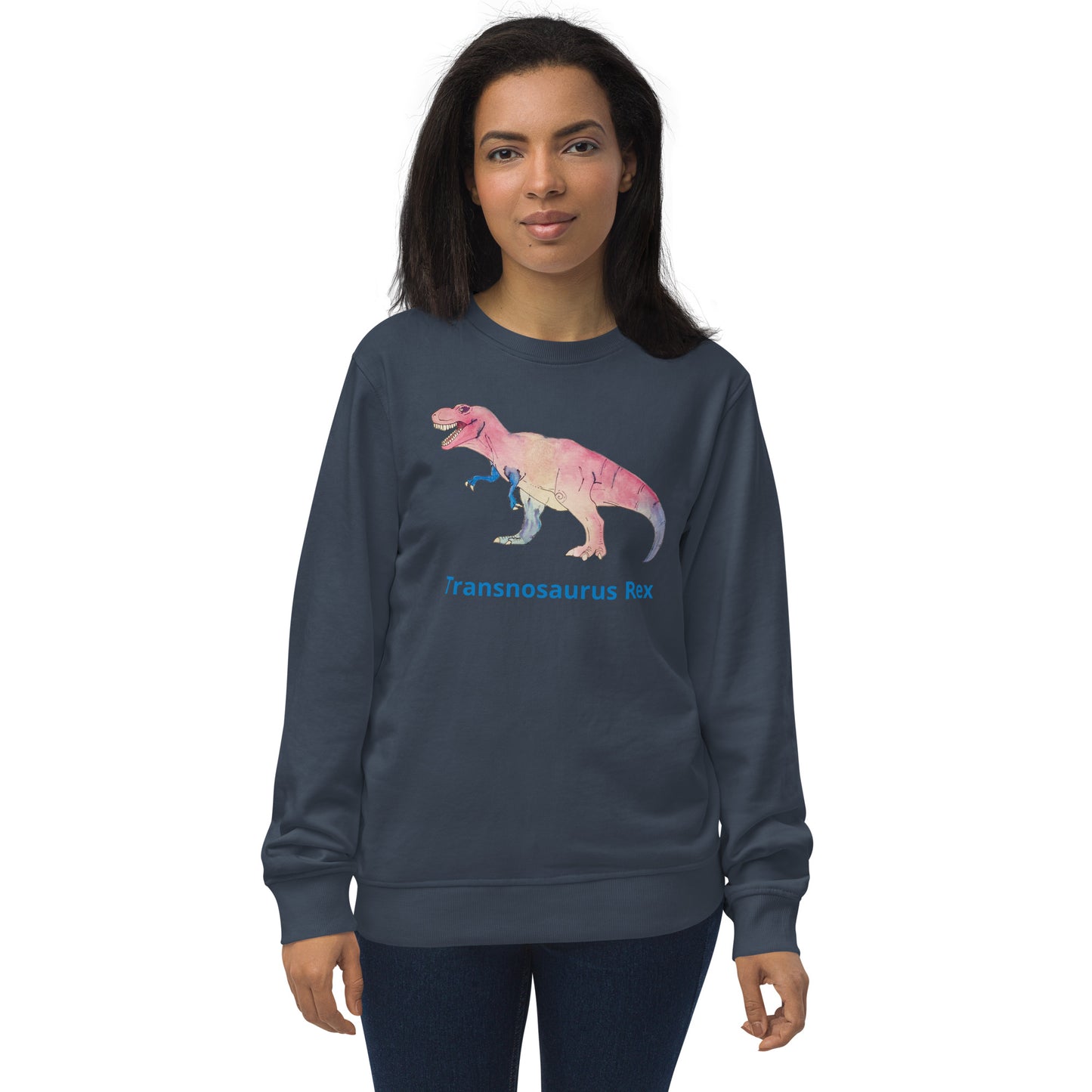 Transnosaurus Rex Unisex organic sweatshirt