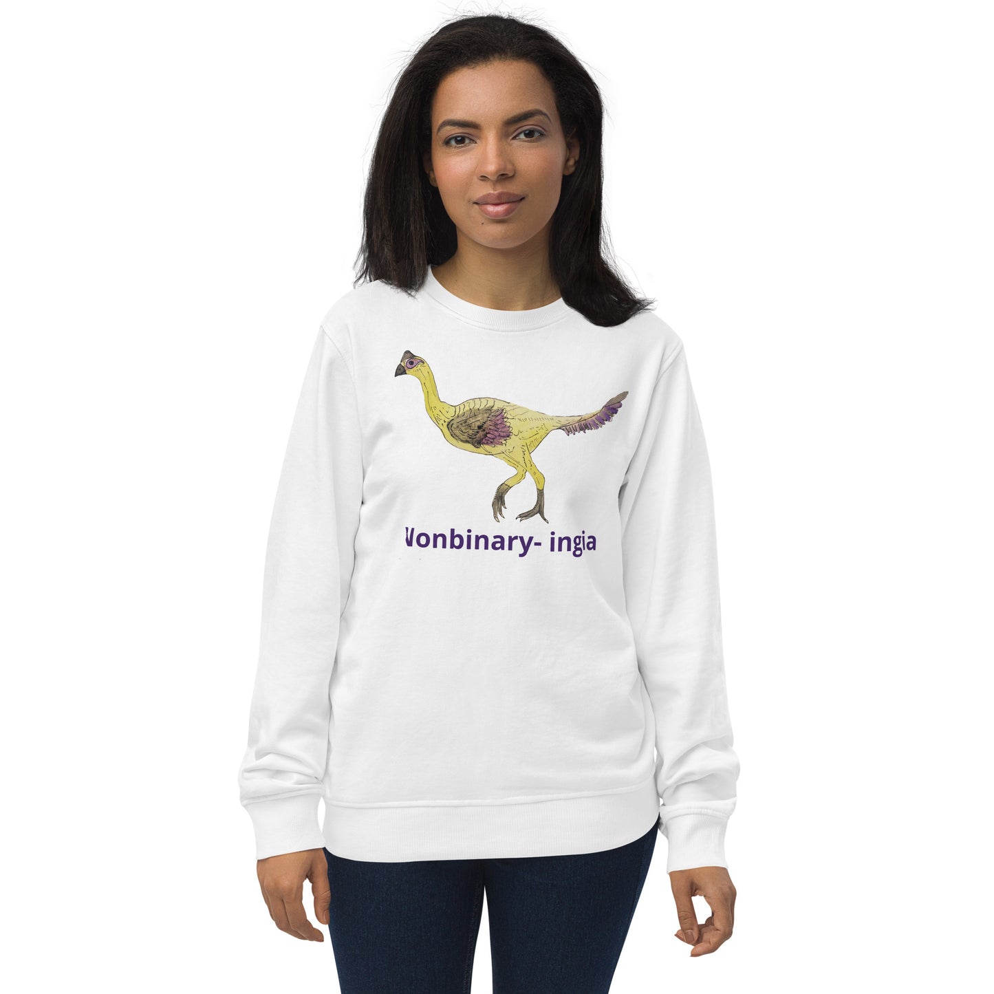 Non-Binary-ingia Unisex organic sweatshirt