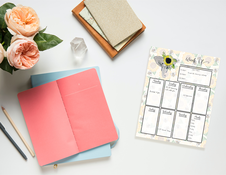 Elephant Planner Digital Download