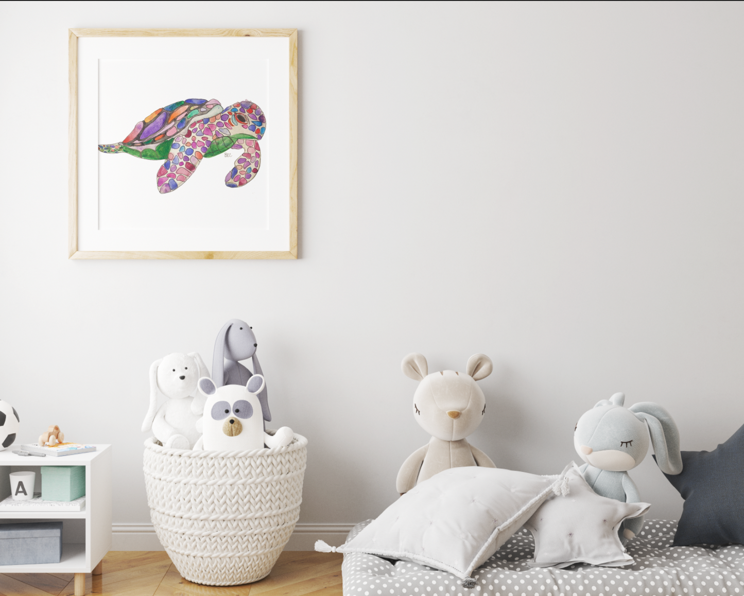 Original Art: Rainbow Sea Turtle