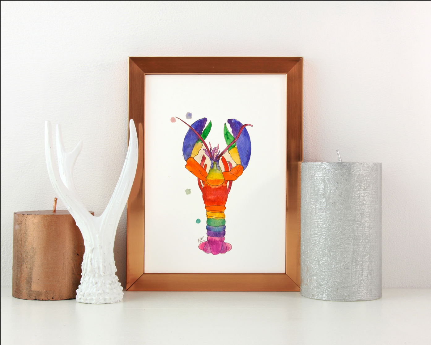 Original Art: Rainbow Shrimp