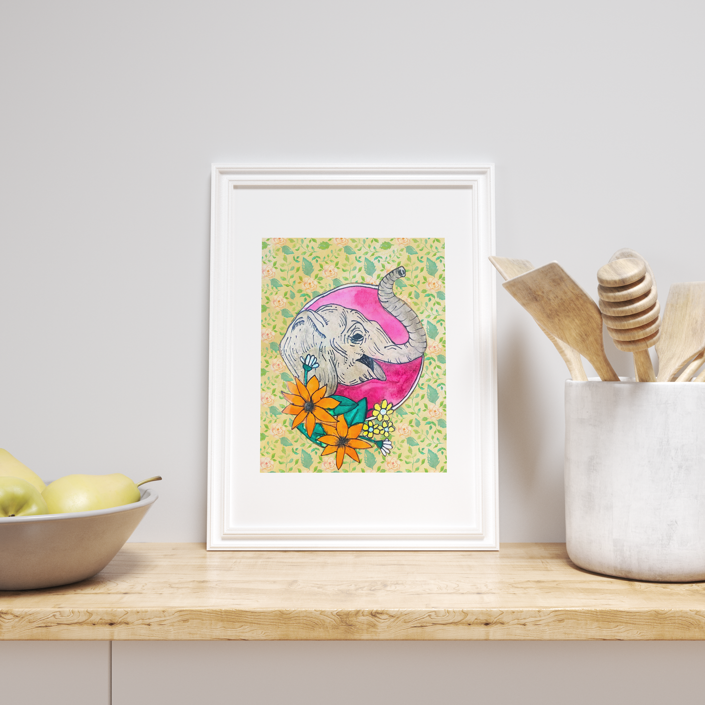 Elephant Profile Prints